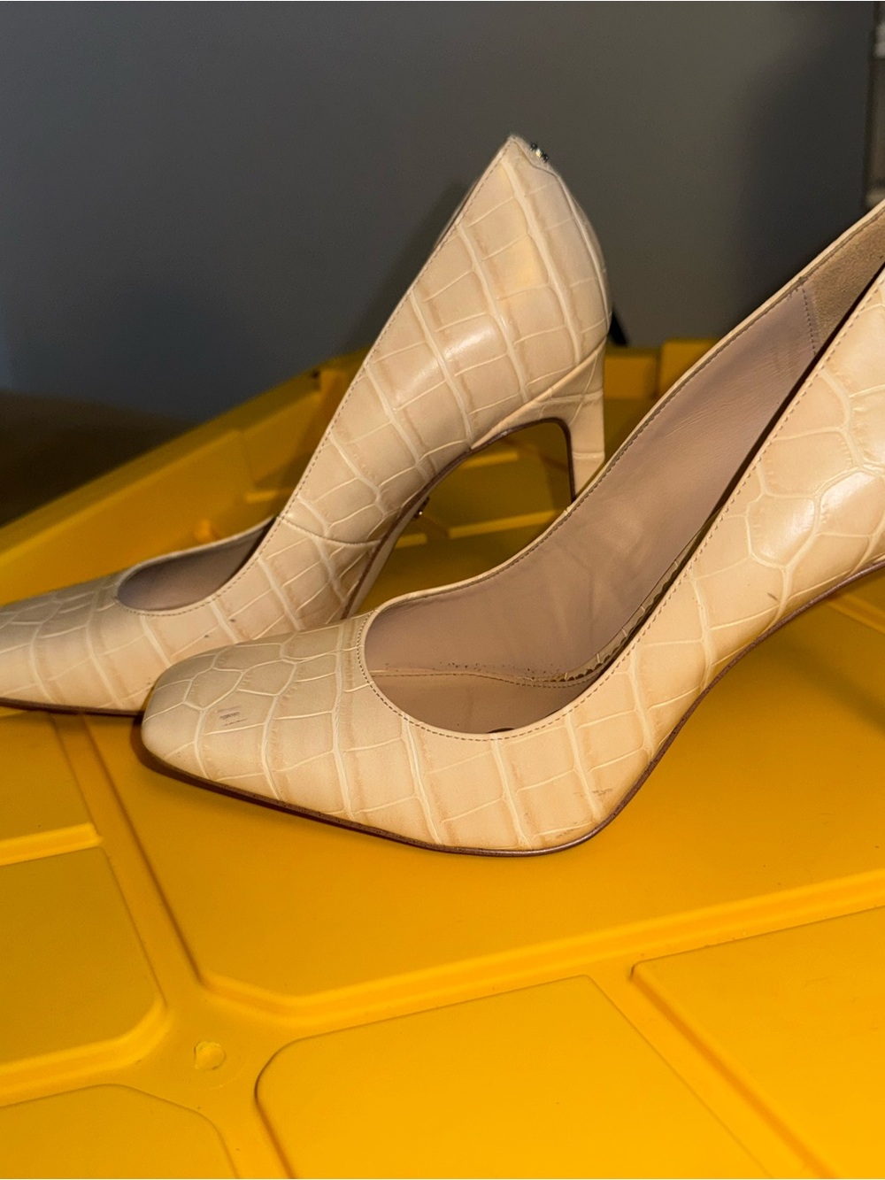 Sam Edelman square toe heels